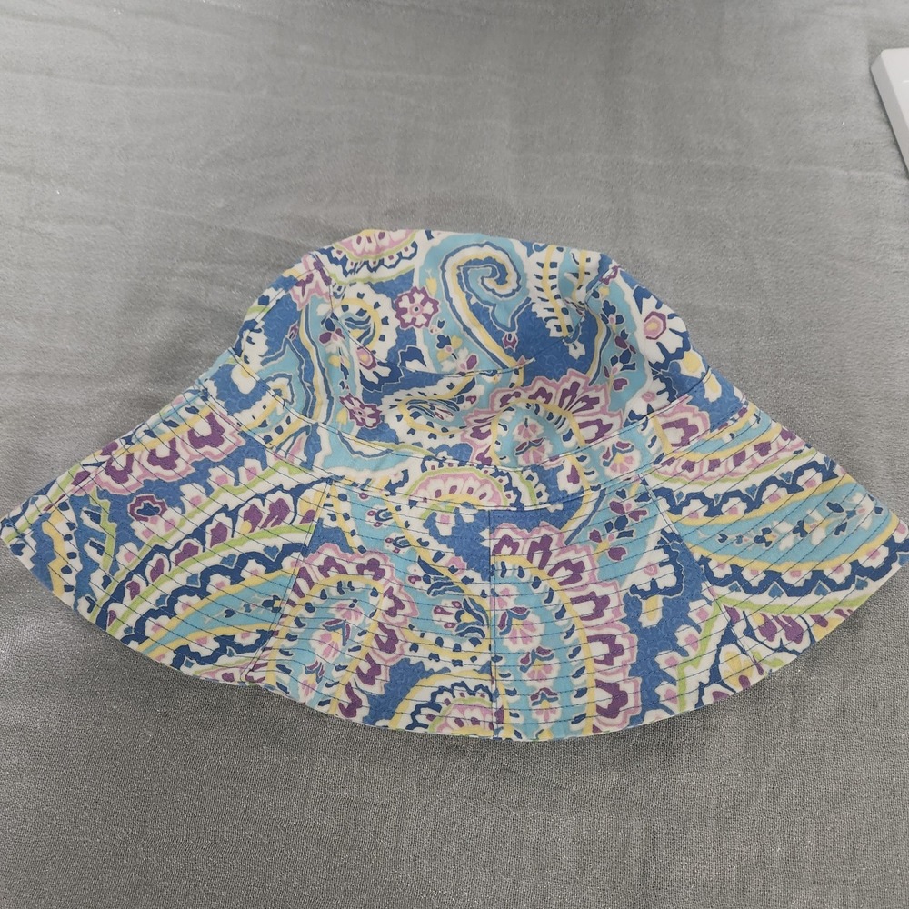 Reversible Paisley and Geometric Floral Bucket Hat Garden Cottagecore Prairie